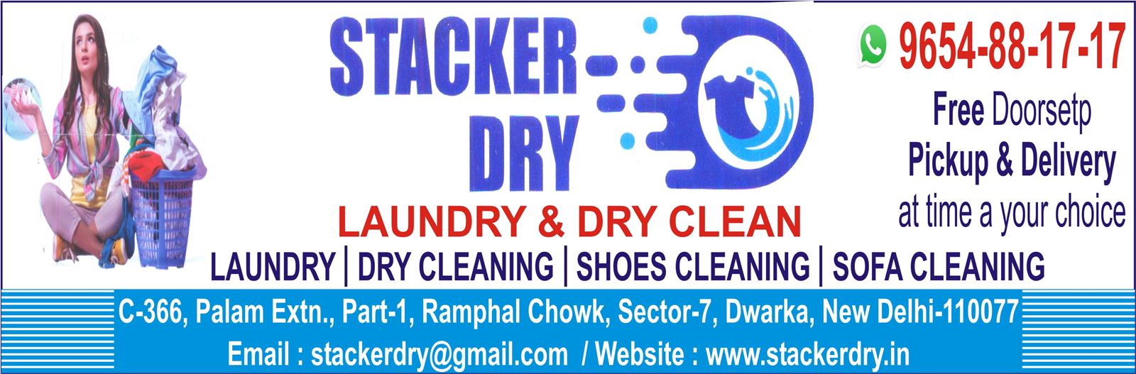 STACKER DRY LAUNDRY & DRY CLEAN